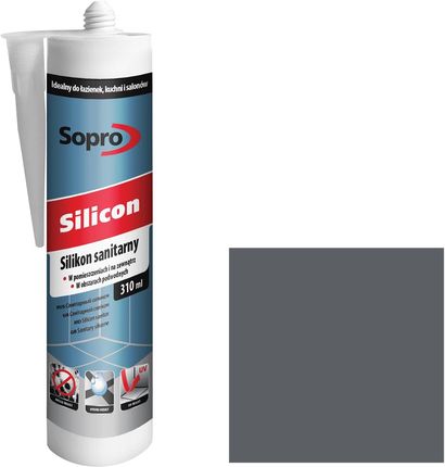 Sopro Silikon sanitarny betonowo-szary 14 310ml