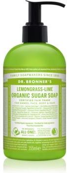 Dr. Bronner's Lemongrass & Lime mydło w płynie do ciała i włosów 355ml