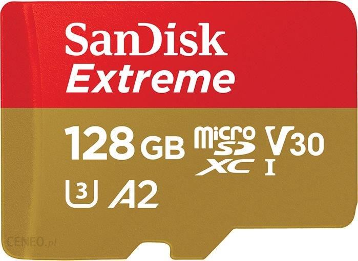 SanDisk Extreme microSDXC 128GB V30 Class 10 UHS-I U3 (SDSQXA1-128G-GN6MA)