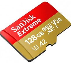 SanDisk Extreme microSDXC 128GB V30 Class 10 UHS-I U3 (SDSQXA1-128G-GN6MA) - najlepsze Karty pamięci