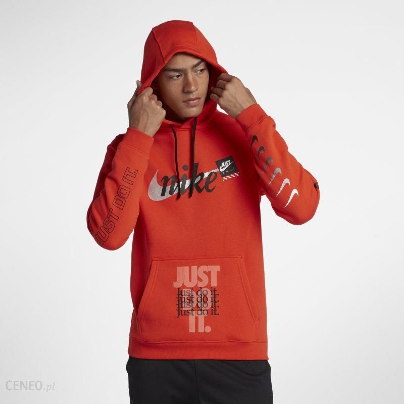 Męska bluza z kapturem JDI Nike Sportswear Club Fleece Pomarańczowy - i opinie - Ceneo.pl