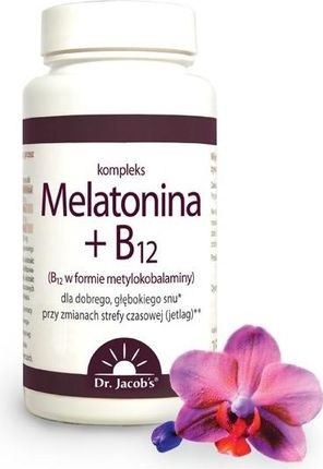 Tabletki Dr Jacobs Melatonina + Witamina B12 60 szt.