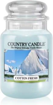 Country Candle Cotton Fresh Grey 652 g świeczka zapachowa