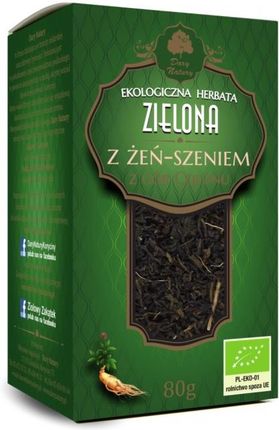 Dary Natury Herbata Zielona Z Żeń-Szeniem Bio 80G