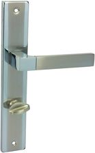 Zdjęcie Domino Klamka z szyldem WC Real nikiel/chrom - Łódź