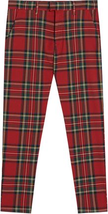 Pull&Bear Spodnie tailoring w szkocką kratę Ceny i opinie