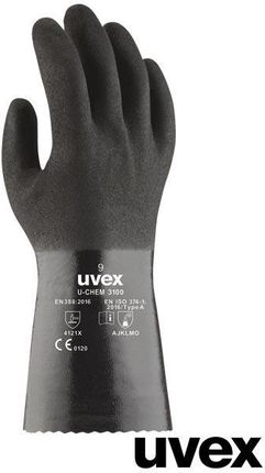 Uvex Rękawice Ochronne 9 - Ruvex-Chem3100 B