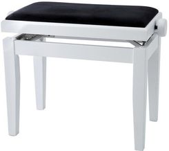 Zdjęcie GEWA 130020 Piano Bench Deluxe White Matt - Olesno