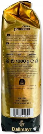 Kawa Dallmayr Crema Prodomo 1kg - Ceny i opinie - Ceneo.pl