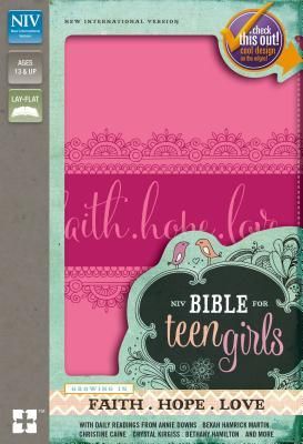 Bible for Teen Girls-NIV: Growing in Faith, Hope, and Love (Zondervan)(Imitation Leather)