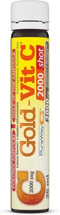 OLIMP Gold-Vit C 2000 shot o smaku cytrynowym 25ml