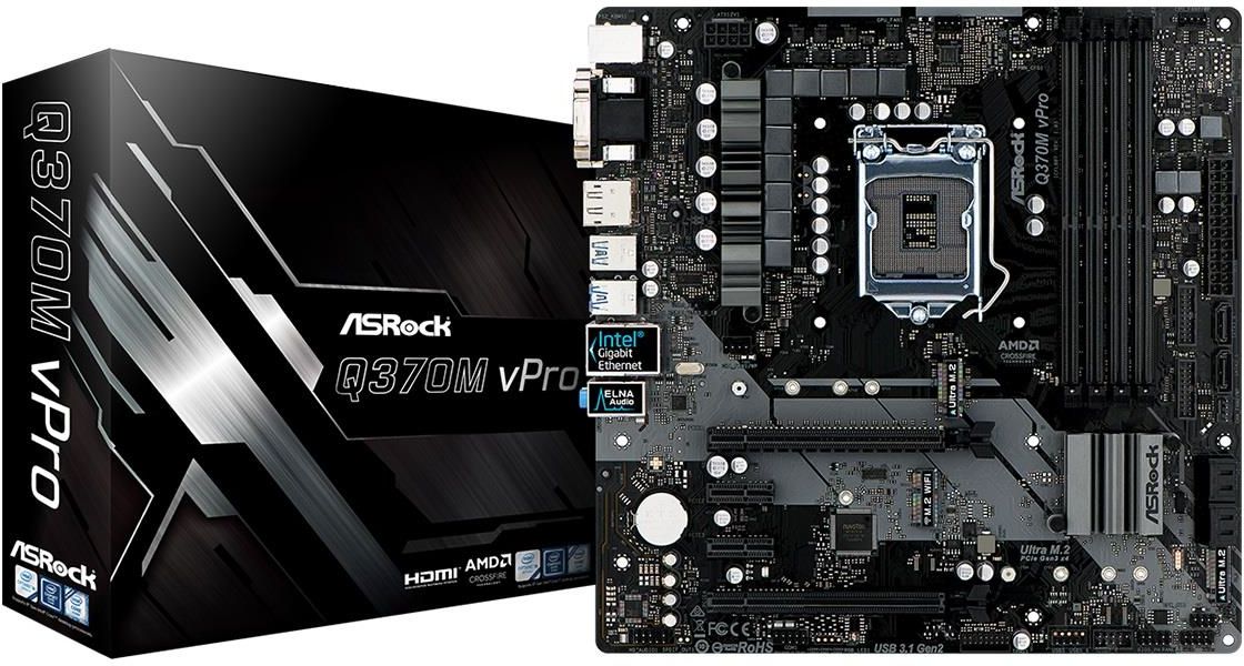 Asrock q370m vpro обзор