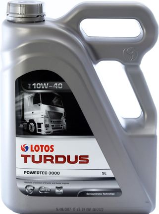 LOTOS Olej LOTOS Turdus Powertec 3000 10W40 5 litrów 10W40_5_POWERTEC3000