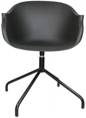 D2Design Krzesło Roundy Black 114559