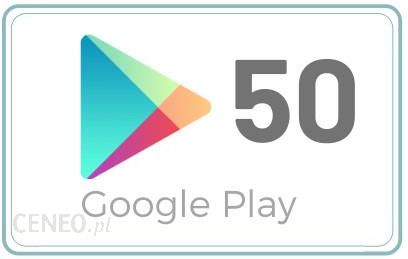 Kod Podarunkowy Google Play 50 Zl Karta Pre Paid Podarunkowa Ceny I Opinie Ceneo Pl