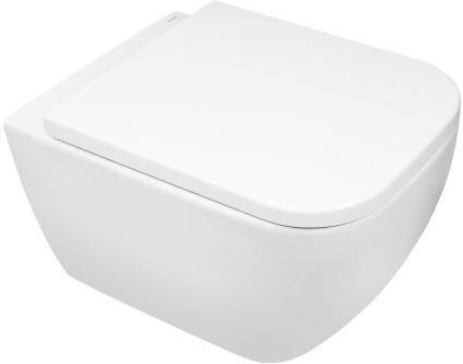 Oltens Vernal miska WC wisząca PureRim z powłoką SmartClean z deską wolnoopadającą Slim 42507000