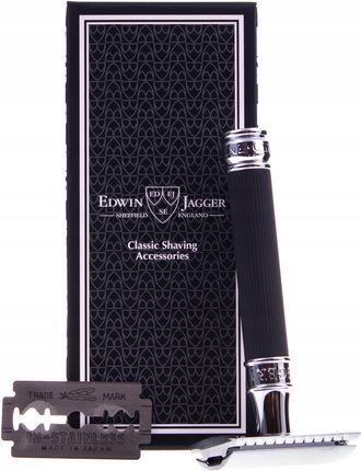 Edwin Jagger Maszynka Do Golenia Na Żyletki Rubber Coated De86Rc14Bl