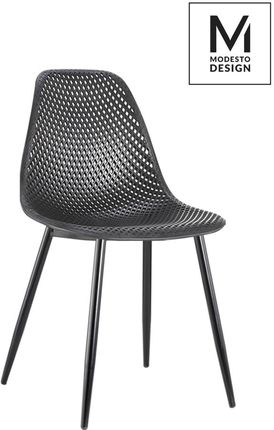 Modesto Design Modesto Krzesło Tivo Czarne Polipropylen Metal Pm071Hblack