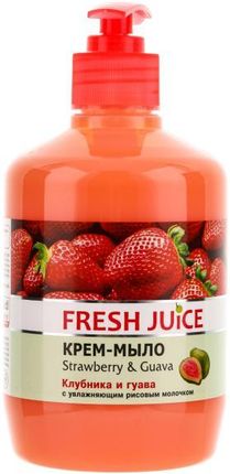 Fresh Juice Kremowe mydło Strawberry & Guava z proteinami ryżu 460ml