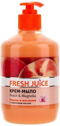 Fresh Juice Kremowe mydło Peach & Magnolia z olejkiem brzoskwiniowym 460ml