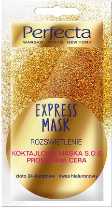 Perfecta Express Mask Koktajlowa maska SOS Promienna Cera 8ml