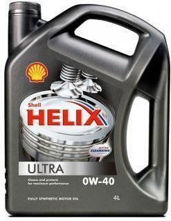 Olej SHELL Helix Ultra 0W40 4 litry SHELL 0W40/4HELIXULTRA