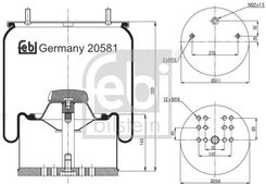 Zdjęcie Mieszek, klimatyzacja FEBI 20581 - Kraków