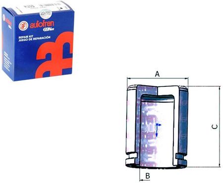 Tłoczek, zacisk hamulca AUTOFREN D025595