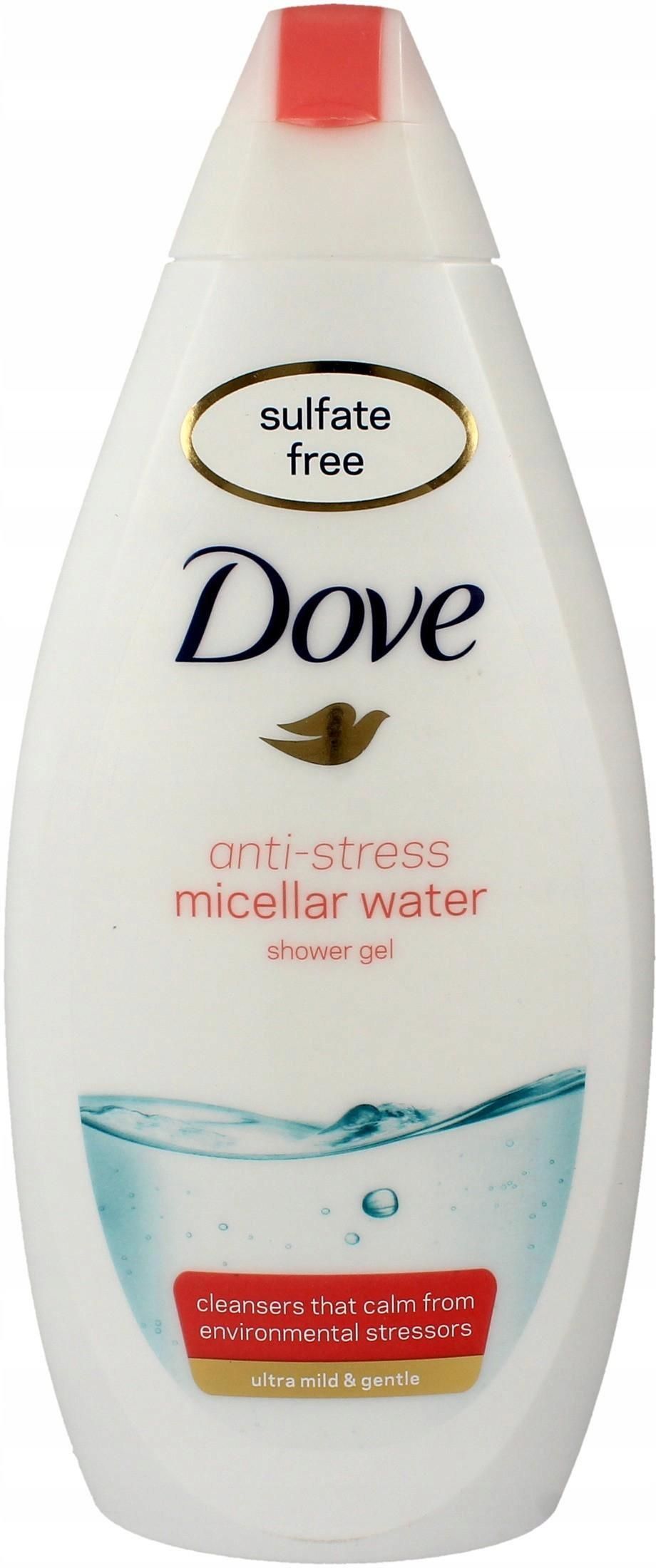 Dove Micellar Water AntiStress Shower Gel żel pod prysznic 500ml