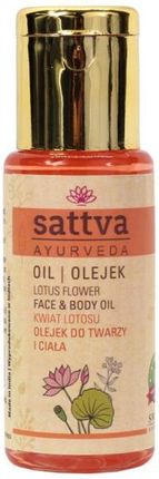 Sattva Ayurveda Olejek Do Twarzy I Ciała Kwiat Lotosu 50 ml