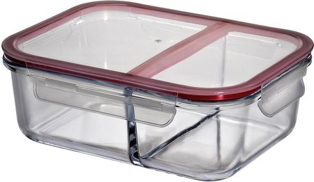 Kuchenprofi Lunch Box Dwukomorowy Szkło Tworzywo Sztuczne 22,5X17X8 Cm (1001623500)