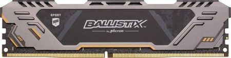 Pamięć RAM Ballistix Sport AT 8GB 2666MHz CL16 SR x8 Gaming (BLS8G4D26BFSTK)