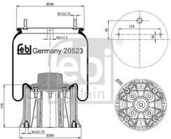 Zdjęcie Mieszek, klimatyzacja FEBI 20523 - Czchów