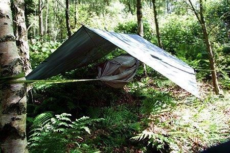 DD HAMMOCKS DD TARP 3 x 3 ブラック Dd Hammocks Płachta Biwakowa Tarp 3X3 Jet Black Czarny