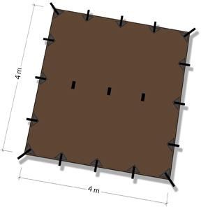 【DD Hammocks】DD Tarp 3.5x3.5 DD Tarp 3.5 x 3.5 – DD Hammocks