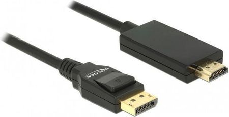 Delock Displayport 1.2 (M) - HDMI-A (M) 2m czarny (85317)