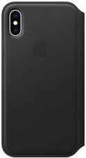 Zdjęcie Apple iPhone XS Leather Folio czarny (MRWW2ZMA) - Żyrardów