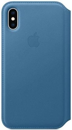 Apple iPhone XS Leather Folio Cape Cod niebieski (MRX02ZMA)