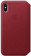 Zdjęcie Apple iPhone XS Max Leather Folio Product czerwony (MRX32ZMA) - Tychy