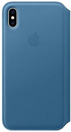 Apple iPhone XS Max Leather Folio Cape Cod niebieski (MRX52ZMA)