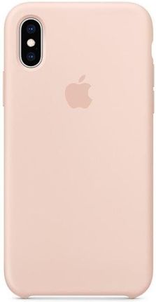 Apple iPhone XS Silicone Case różowy Sand (MTF82ZMA)