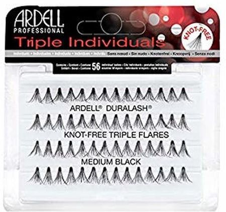 Ardell Triple Individuals zestaw 56 kępek Medium Black