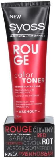Kosmetyk do stylizacji włosów Syoss Color Toner tonujący do włosów 04 Rouge 150ml - Opinie i ceny na Ceneo.pl