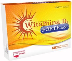 Avet Pharma Witamina D3 Forte 4000 60 Kaps