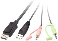 ATEN Przełącznik KVM CS22DP-AT 2-portowy USB DisplayPort z kablowym przełączaniem portów (CS22DPAT) - Przełączniki KVM