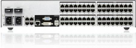 ATEN Przełącznik KVM over IP KN8164V-AX-G 1-lokalny/8-zdalnych dostępów 64-portowy Kat 5 z Virtual Media (KN8164VAXG)