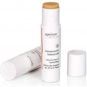 Apeiron balsam z woskiem pszczelim w sztyfcie intensywna pielęgnacja i regeneracja skóry i ust 10ml