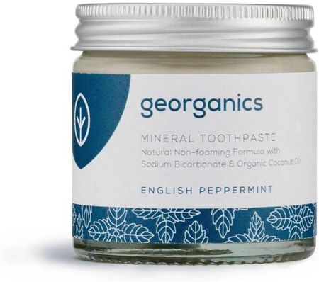 Georganics mineralna pasta do zębów w słoiku English Peppermint 60ml