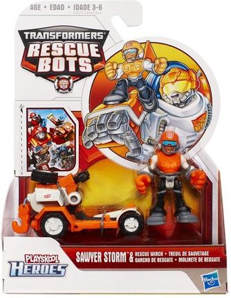 Hasbro Transformers Rescue Bots Sawyer + Wyciągarka 33031