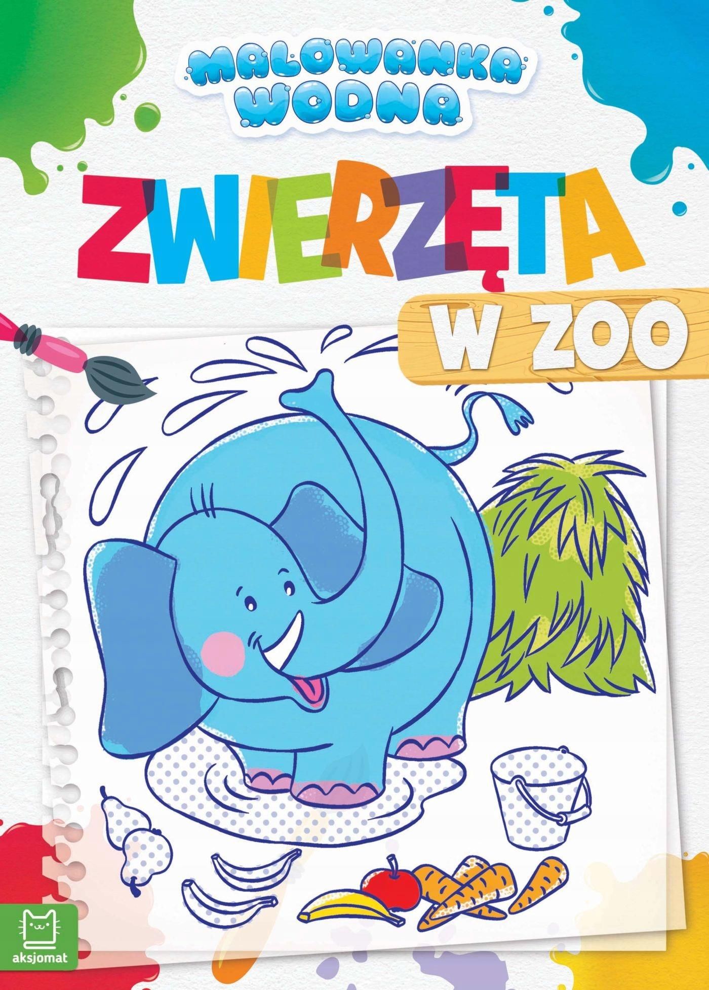 Malowanka Wodna Zwierzęta W Zoo